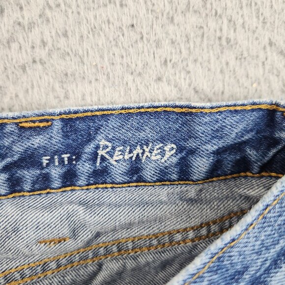 Eddie Bauer Jeans Mens 38x32 Relaxed Fit Straight Leg Y2K Baggy Denim Workwear - Picture 8 of 10